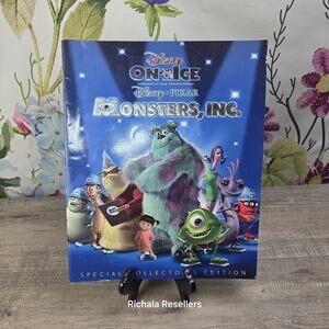 Disney on ice monsters Inc. Special Edition Program Pixar 2001